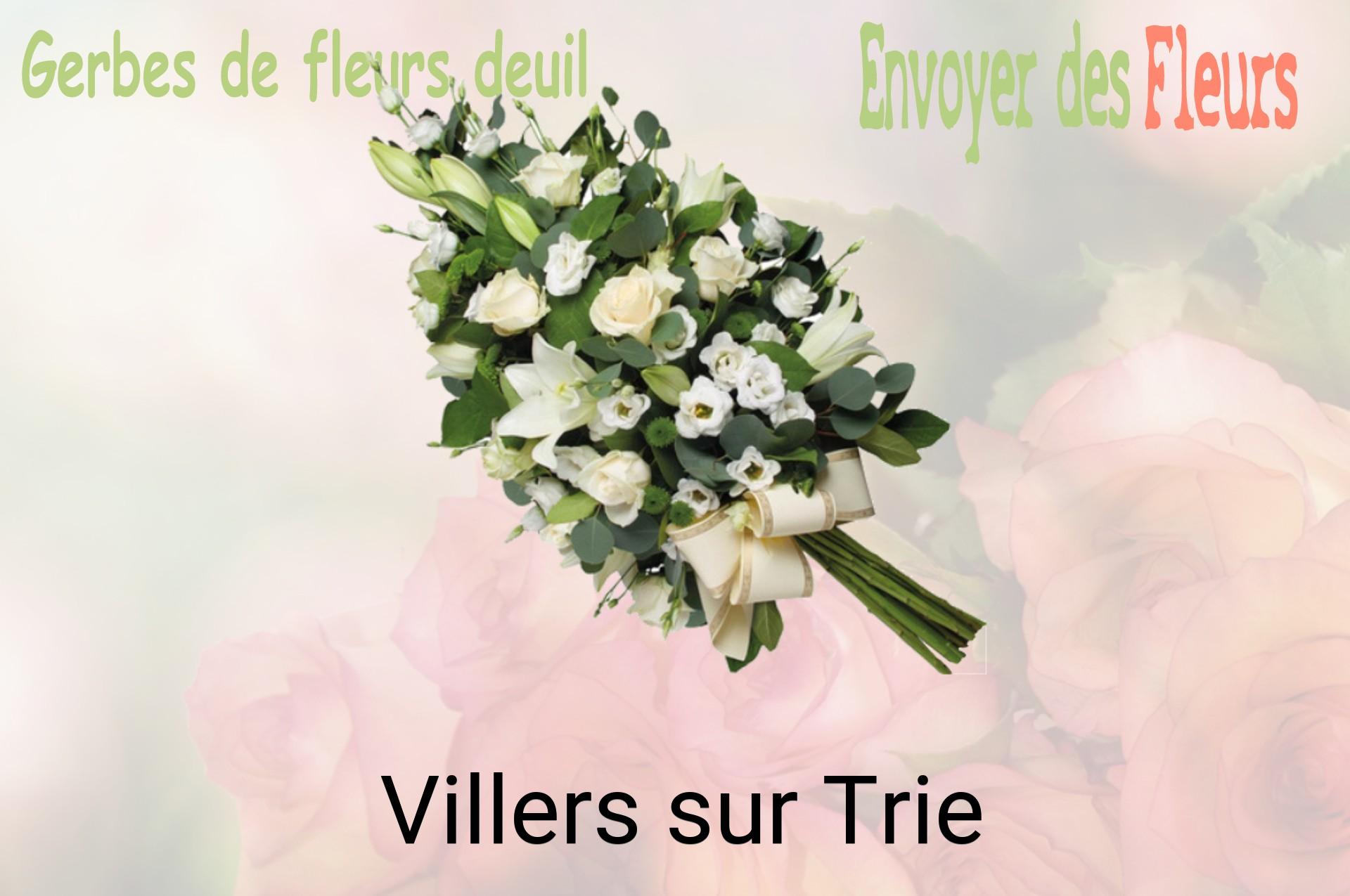 Gerbe de fleurs de deuil livrée à Villers-sur-Trie